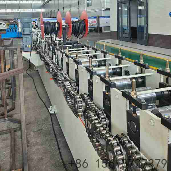 Precision-chrome-plated-forming-rollers-on-solar-bracket-machine-ensuring-accurate-slot-dimensions