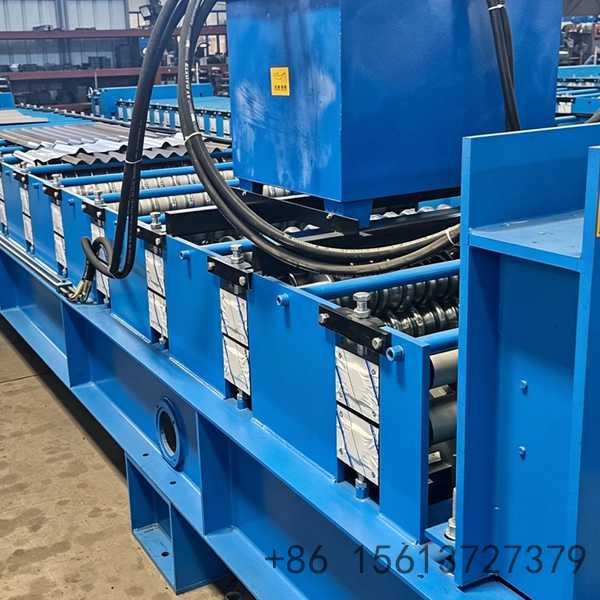 750mm-corrugated-panel-exiting-forming-line