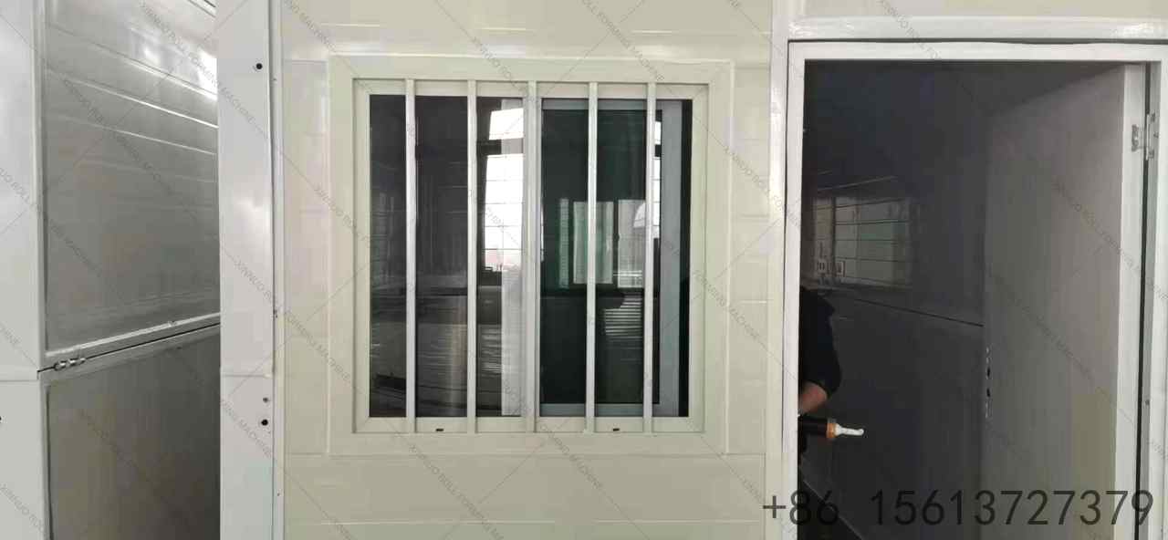folding-container-house-during-unfolding-on-site