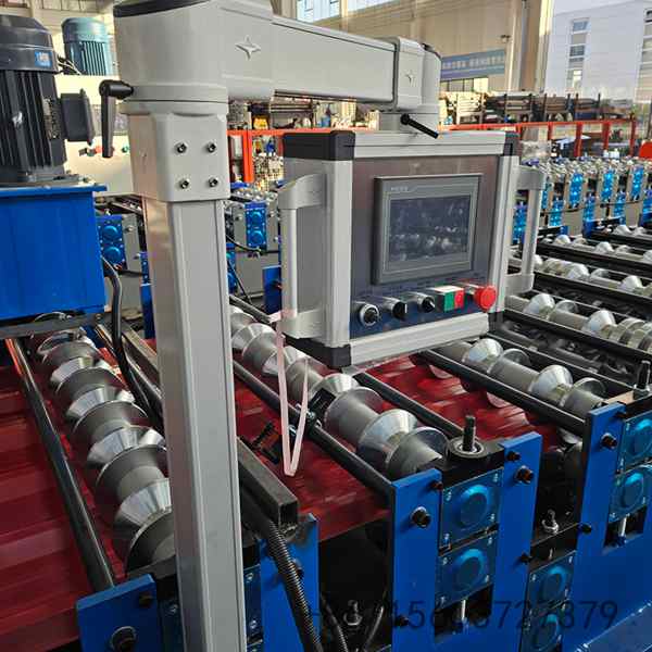 5 rib trapezoidal roof sheet roll forming machine for color steel and galvanized coil