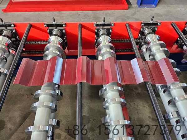 6 rib trapezoidal roof sheet roll forming machine for color steel galvanized and Alu-Zinc coil