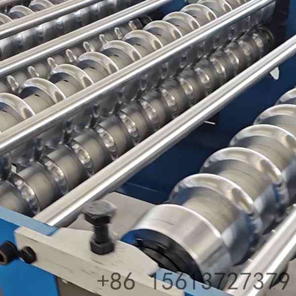 double layer trapezoidal corrugated roofing production line for warehouse factory and steel structure building