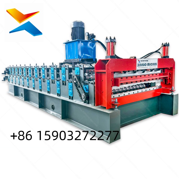988+1000 Double Layer Trapezoidal Roof Panel Forming Machine