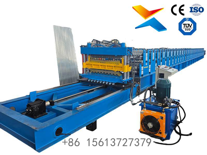 Servo Motor Double Layer Roll Forming Machine Hot Selling In Russia
