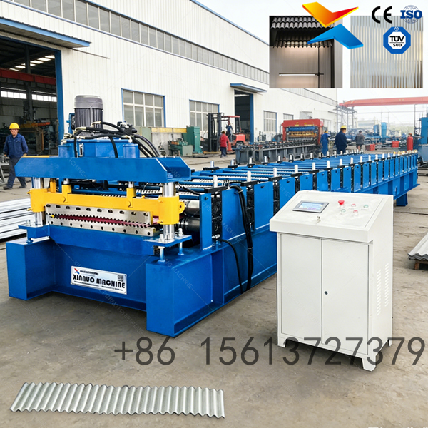 Small Corrugated Roof Panel Roll Forming Machine