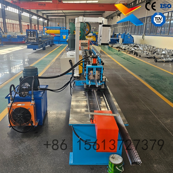 V Shape Angle Iron Light Keel Roll Forming Machine With Punching