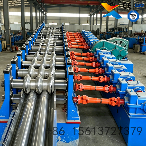 There Waves Road Barrier Highway Guardrail Roll Forming Machine