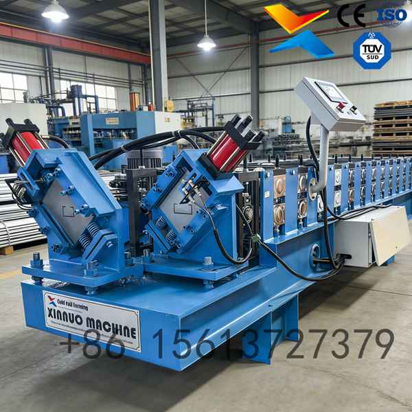 Double head C-shaped keel roll forming machine