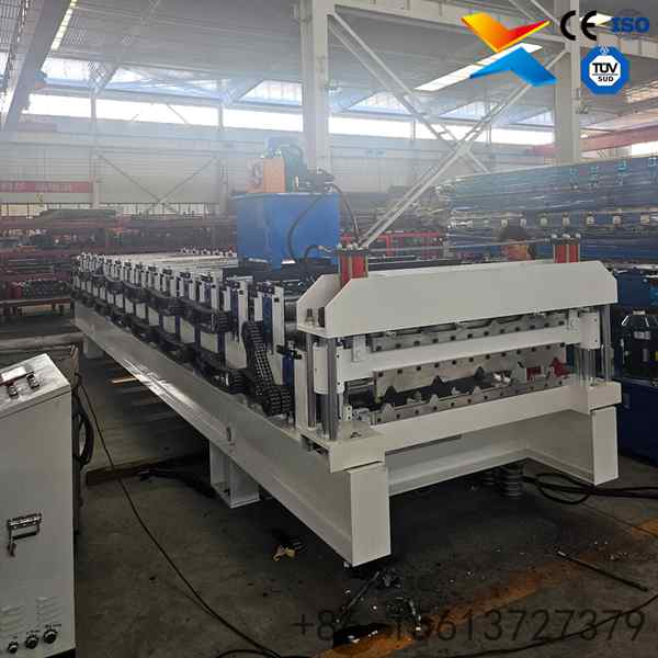 Automatic Double Deck Metal Roof Tile Making Machine