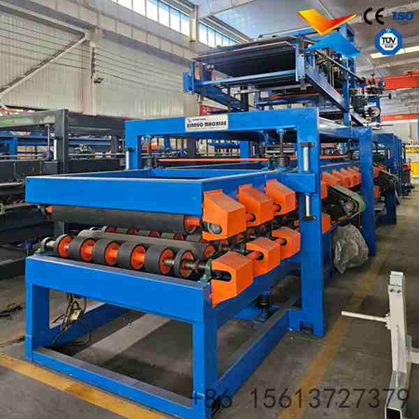 Z Lock EPS Rock Wool Sandwich Panel Production Line