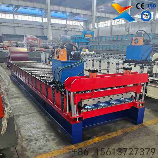 High-Speed Trapezoidal Roofing Panel Roll Forming Machine