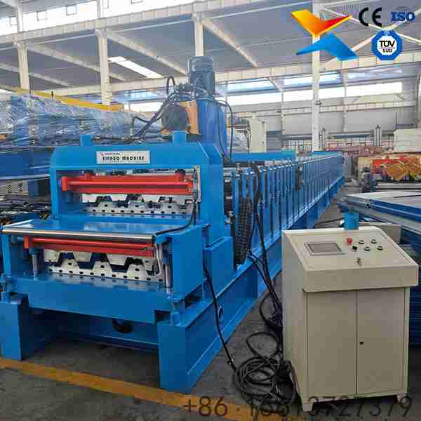 Automatic Double-Layer Floor Deck Roll Forming Machine