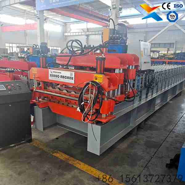 Glazed Tile and Trapezoidal Roofing Sheet Roll Forming Machine