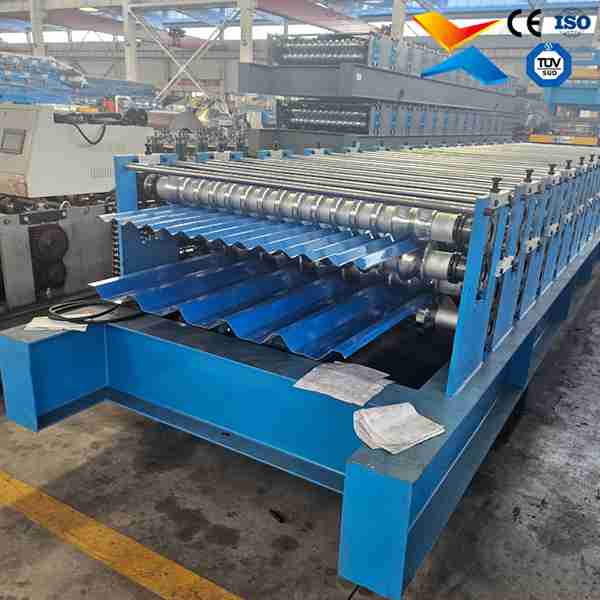 Heavy-Duty Shearless Corrugated & Trapezoidal Machine