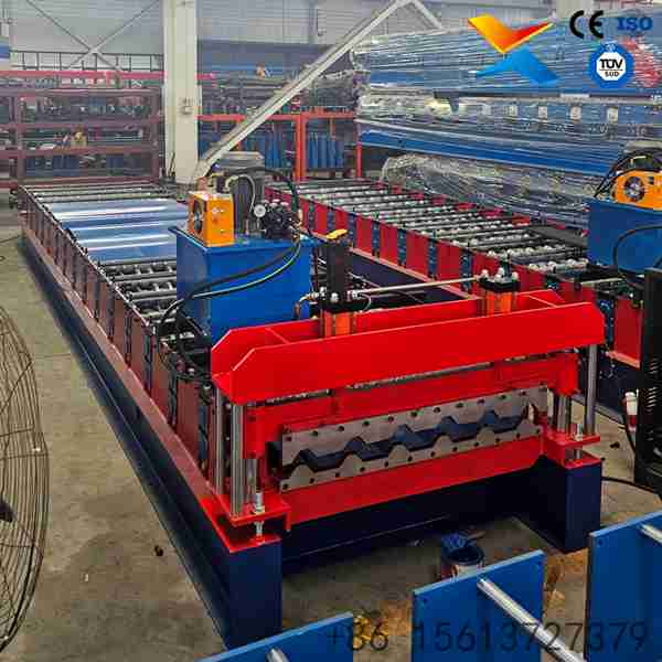 High Efficiency Trapezoidal Metal Roofing Sheet Making Machine
