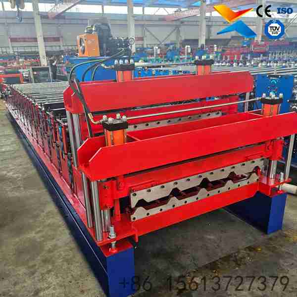 Automatic Double Layer Trapezoidal Roof Sheet Machine