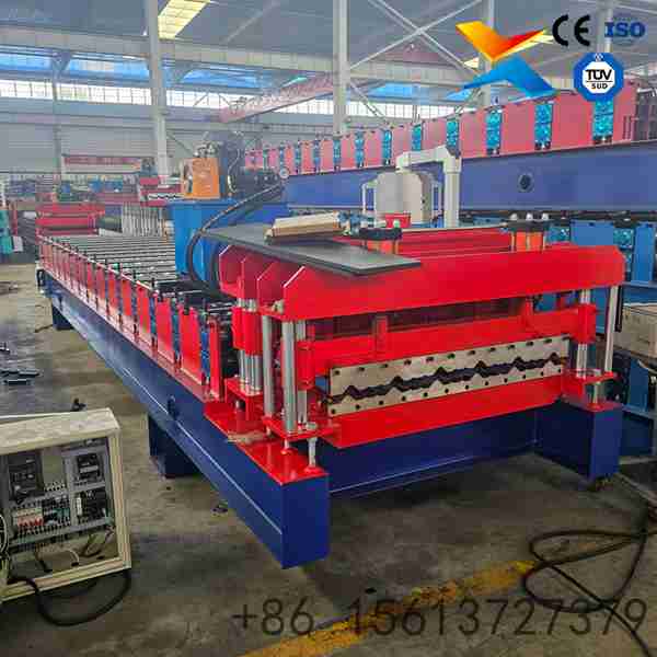 Customizable Trapezoidal Roofing Sheet Roll Forming Machine