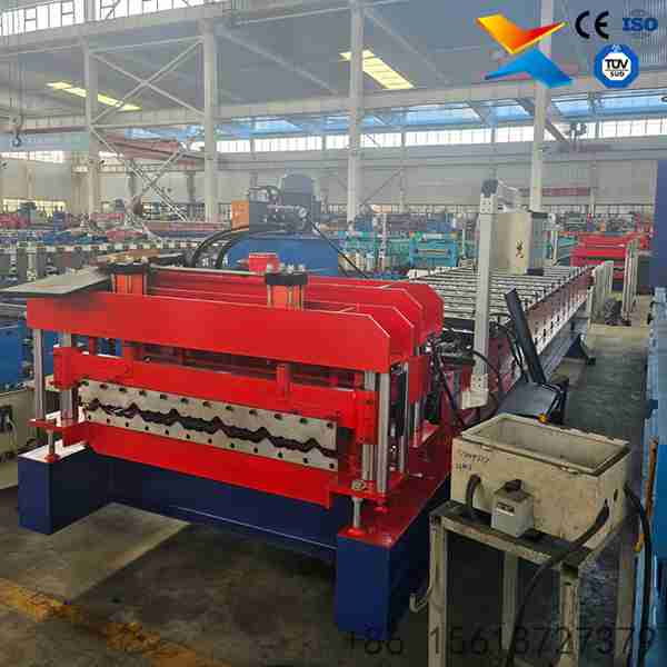 Glazed Tile Making Machine With Rapid Hydraulic Cutting And PLC