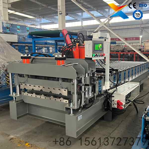 740mm Glazed Roof Tile Making Machine