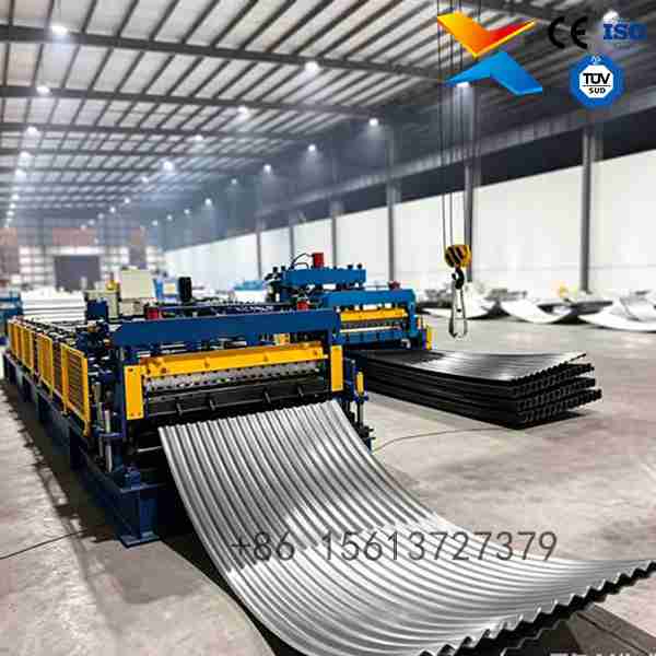 Steel Silo Corrugated Panel Roll Forming Machine