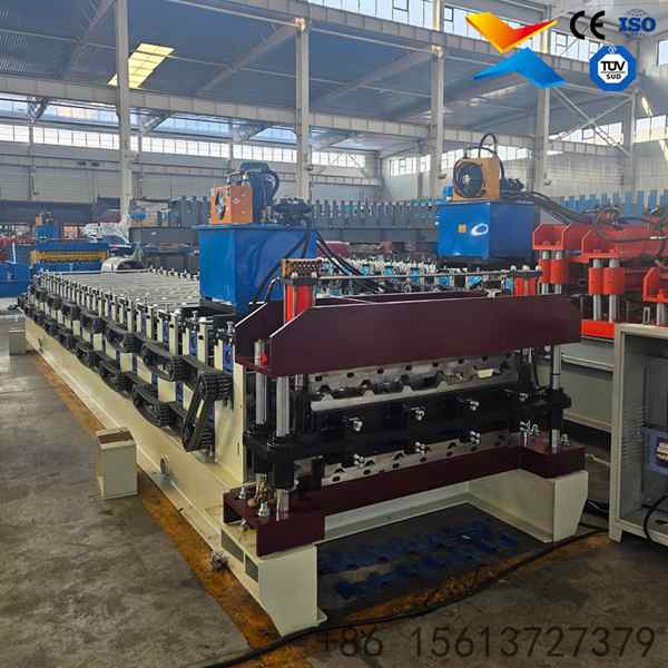 Double Layer Roll Forming Machine For Trapezoidal Roof Sheet