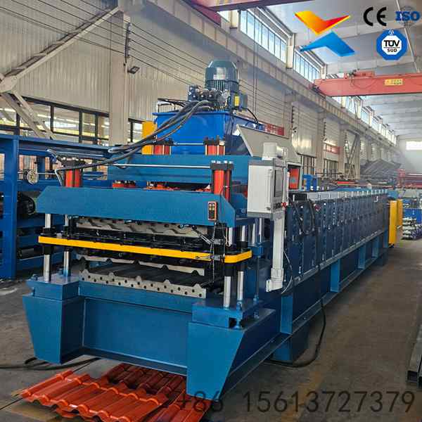 Trapezoidal Glazed Tile Double Layer Roll Forming Machine