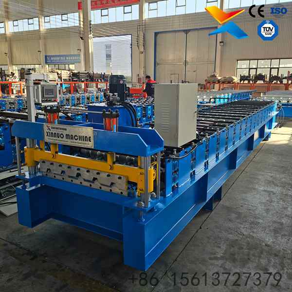 5 Rib Trapezoidal Roof Sheet Roll Forming Machine