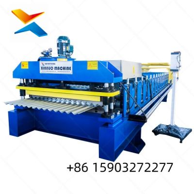 corrugated roof panel roll forming machine