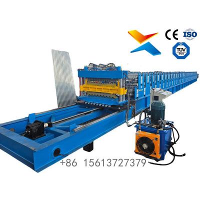 Servo Motor Double Layer Roll Forming Machine Hot Selling In Russia