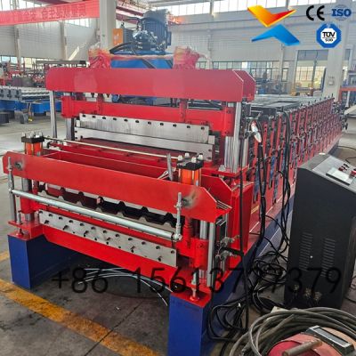  Three Layer Roll Forming Machine Sandwich Panel Machine 