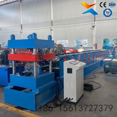 Two Waves Road Barrier Highway Guardrail Roll Forming Machine