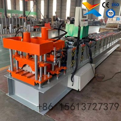 Colored Steel Galvanized Ridge Cap Roll Forming Machine