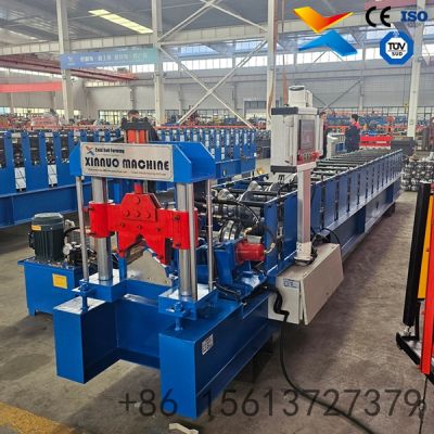 Color Steel Metal Ridge Cap Sheet Roll Forming Machine