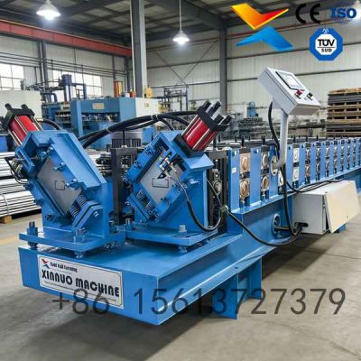 Double head C-shaped keel roll forming machine