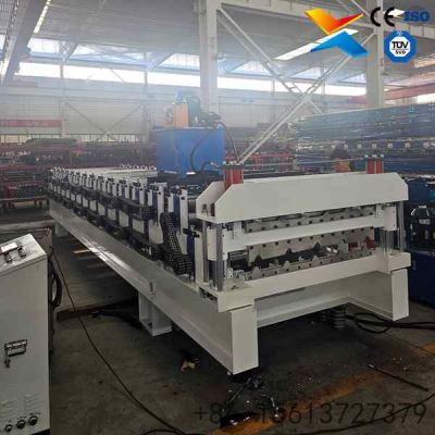 Automatic Double Deck Metal Roof Tile Making Machine