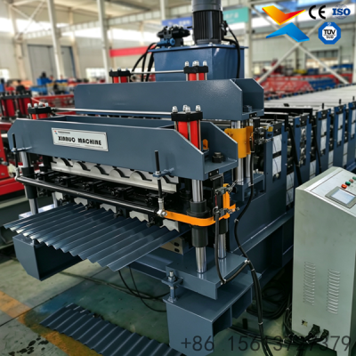 Double-Layer Glazed Arc Profile Cold Roll Forming Machine