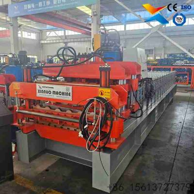 Glazed Tile and Trapezoidal Roofing Sheet Roll Forming Machine