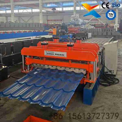 Double Layer corrugated & Glazed Tile Roll Forming Machine