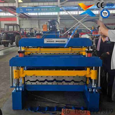 Double Layer Metal Sheet Cold Roll Former Machine For Wall And Roof
