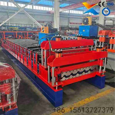 Double Layer Wall Panel And Trapezoidal Roof Roll Forming Machine