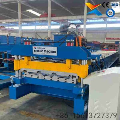 Floor Deck Roll Forming Machine With Dual Motor Driv