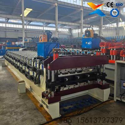Double Layer Roll Forming Machine For Trapezoidal Roof Sheet