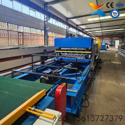 Servo Double Layer Trapezoidal Roof Sheet Roll Forming Machine