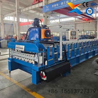 Trapezoidal Corrugated Double Layer Roll Forming Machine